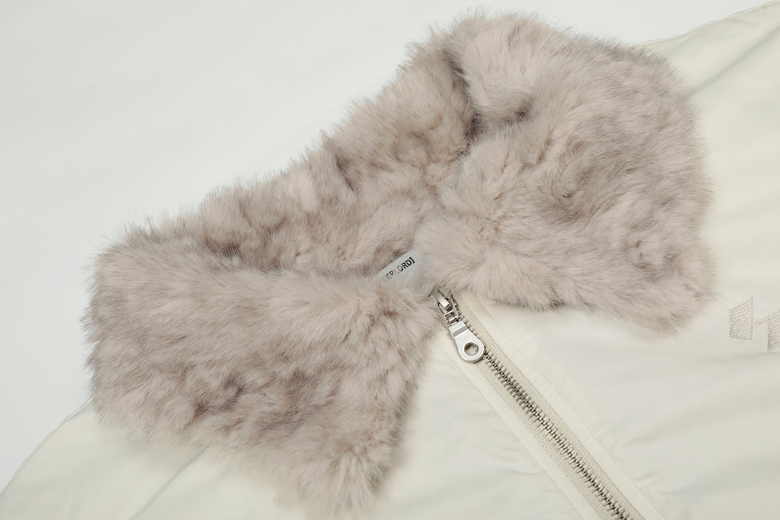 3-6-5.shop Faux Fur Collar Bomber Jacket