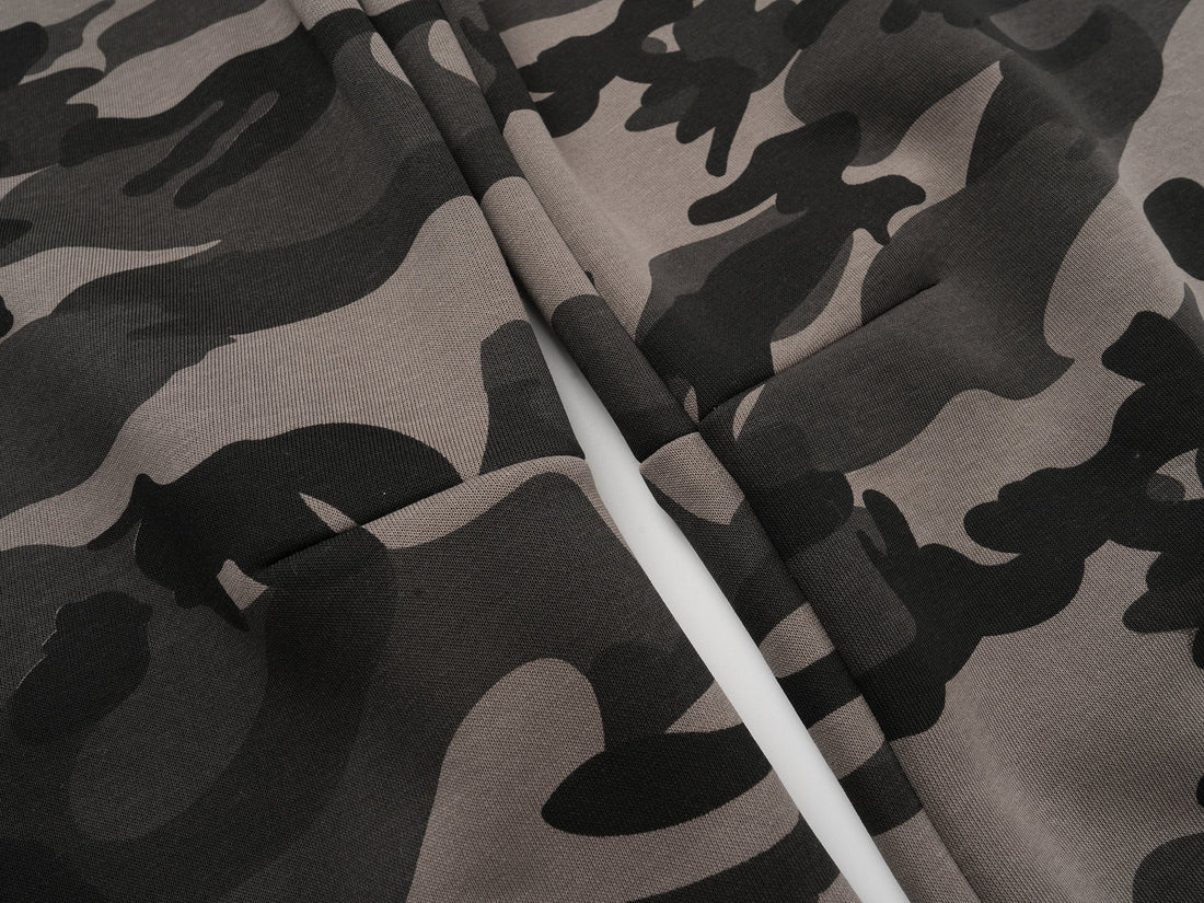 3-6-5.shop Camo Wide-Leg Track Pants