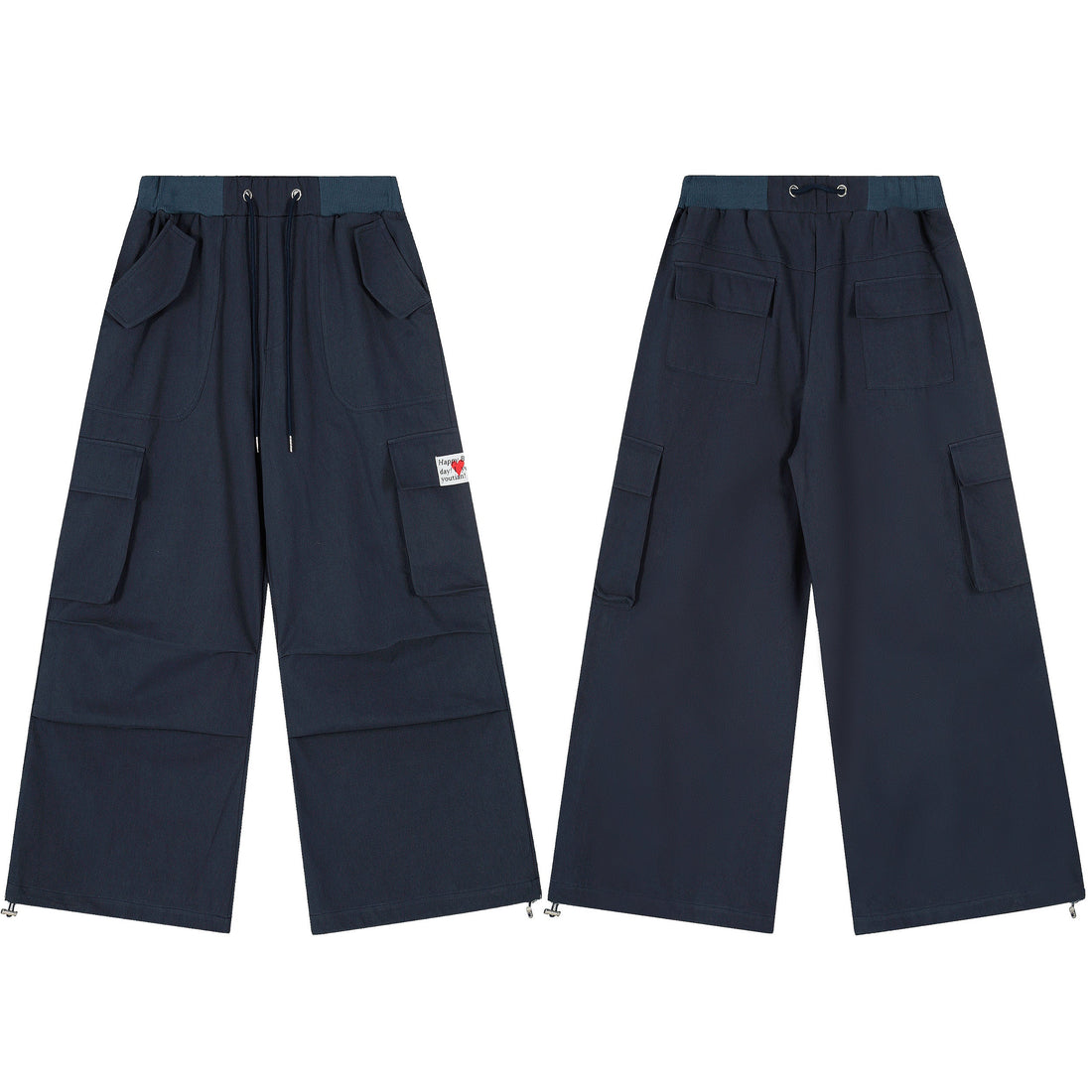 3-6-5.shop Classic Utility Wide-Leg Pants