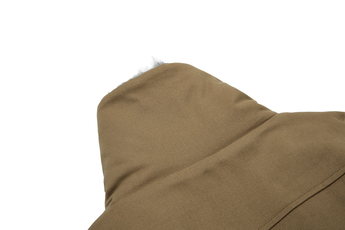 3-6-5.shop Fur-Lined High-Neck Cotton Jacket