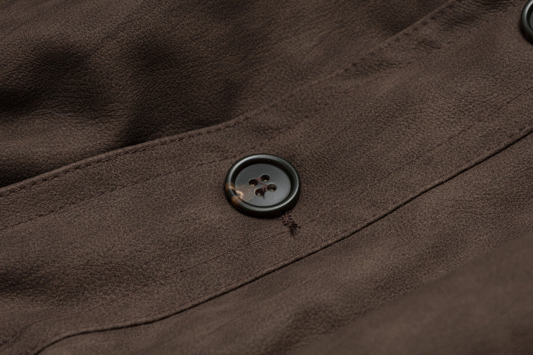 3-6-5.shop Fur-Collar Studded PU Jacket