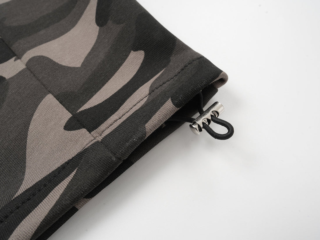 3-6-5.shop Camo Wide-Leg Track Pants