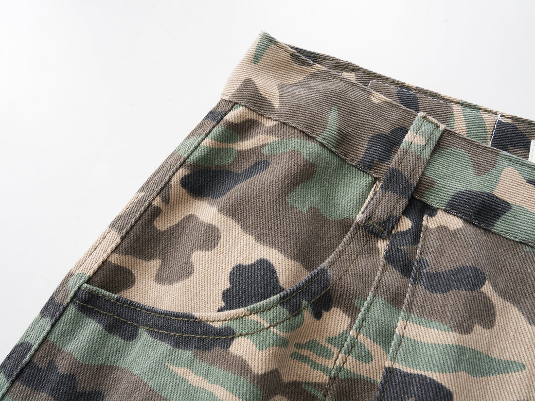3-6-5.shop Classic Camo Cargo Pants