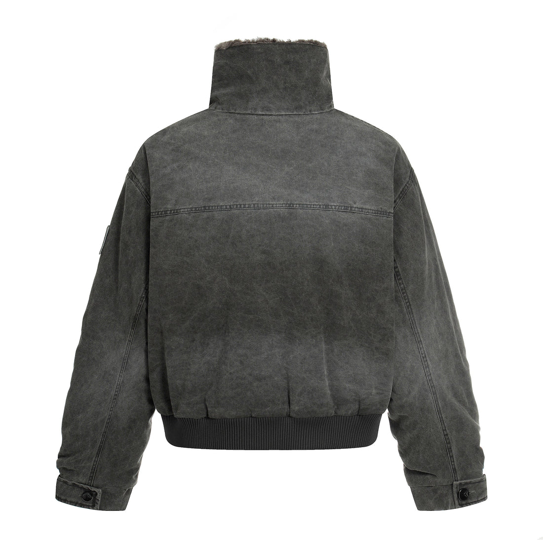 3-6-5.shop Washed Cotton Bomber Jacket