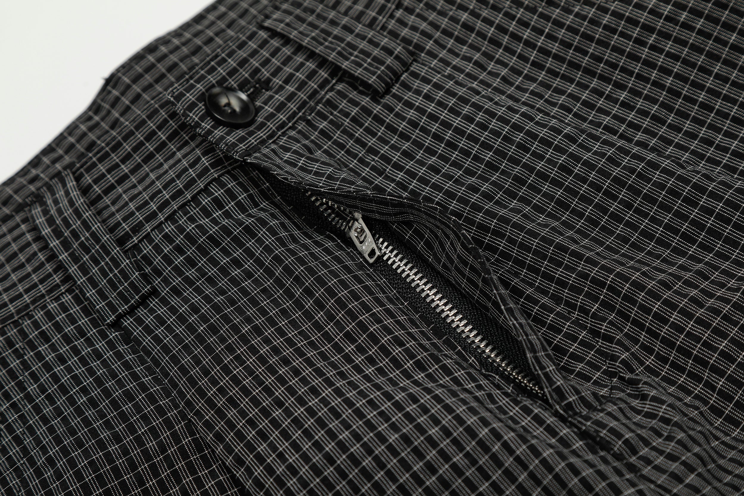 3-6-5.shop Checked Curved-Leg Pants