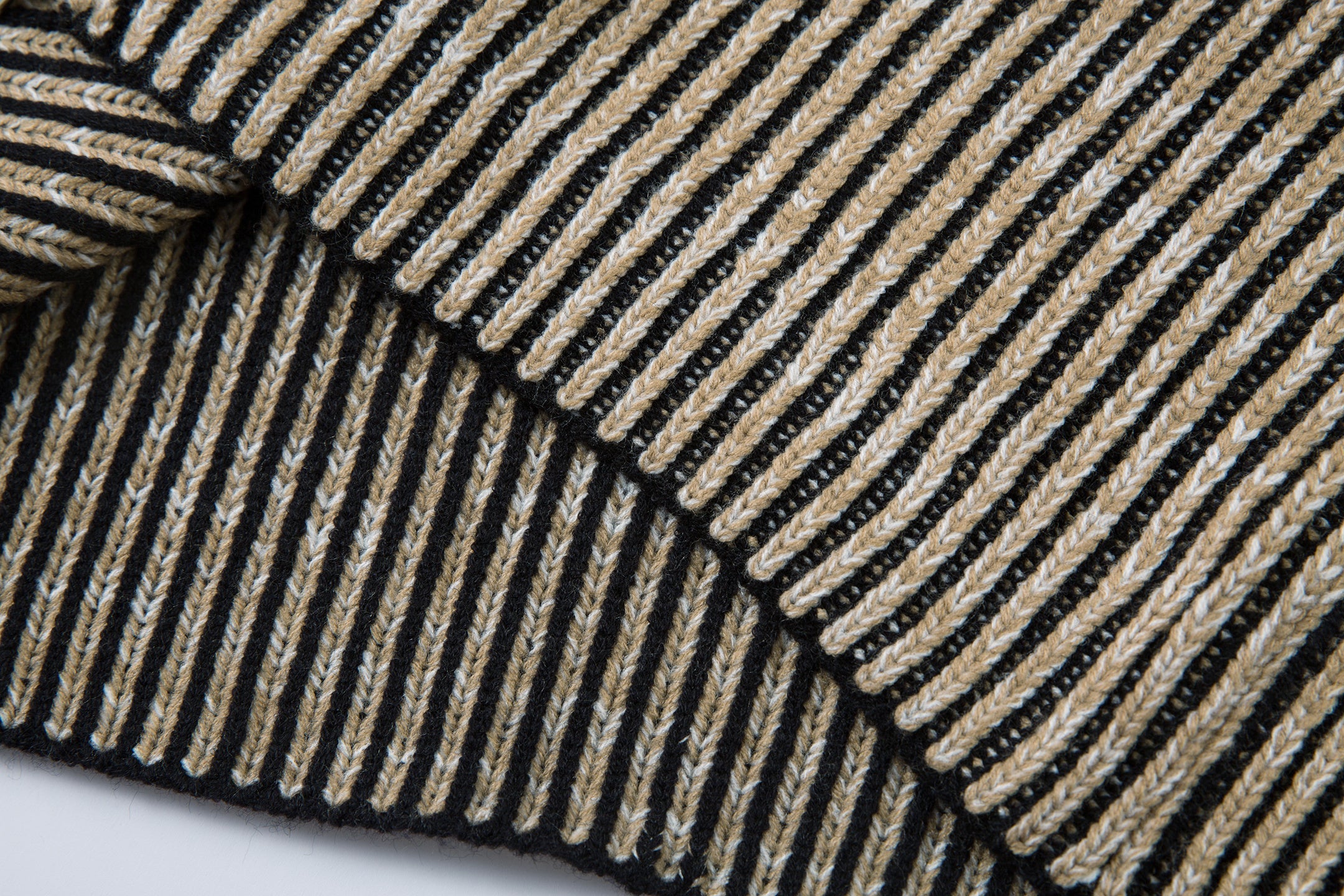 3-6-5.shop Striped Textured Zip Jacket
