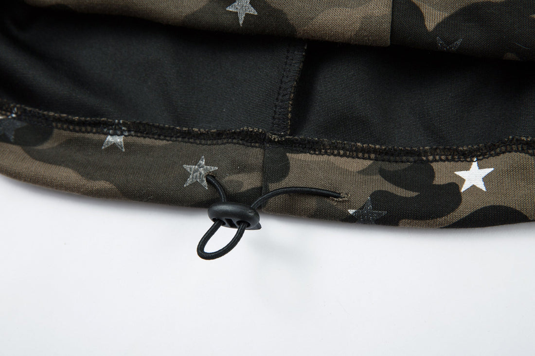 3-6-5.shop Star Camo Wide-Leg Sweatpants
