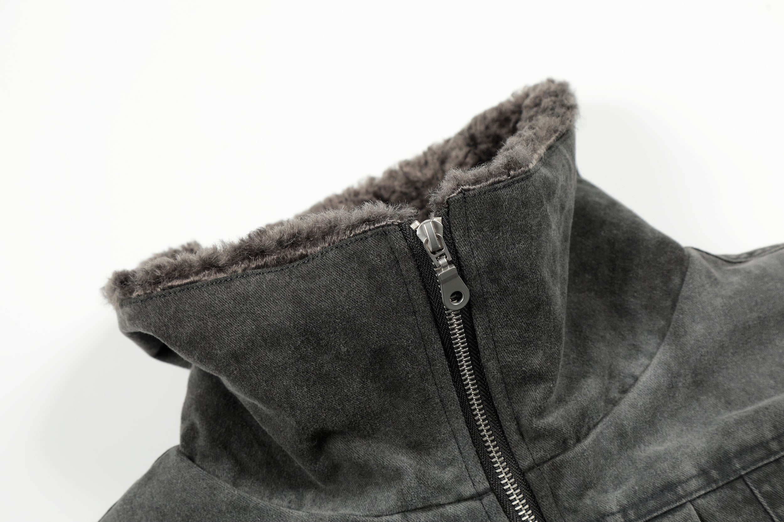 3-6-5.shop Washed Cotton Bomber Jacket
