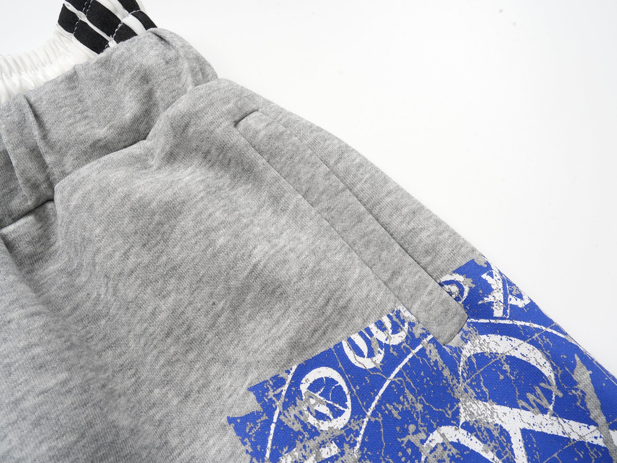 3-6-5.shop Flag Graphic Wide-Leg Sweatpants