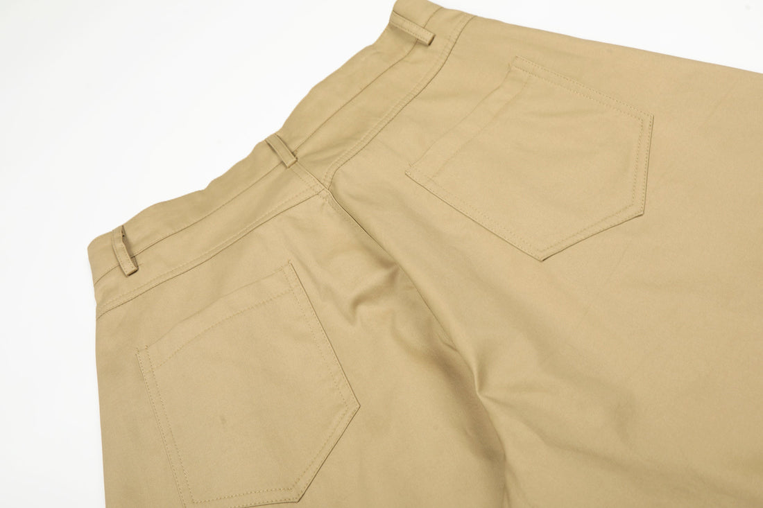3-6-5.shop Curved Seam Cargo Pants – Khaki