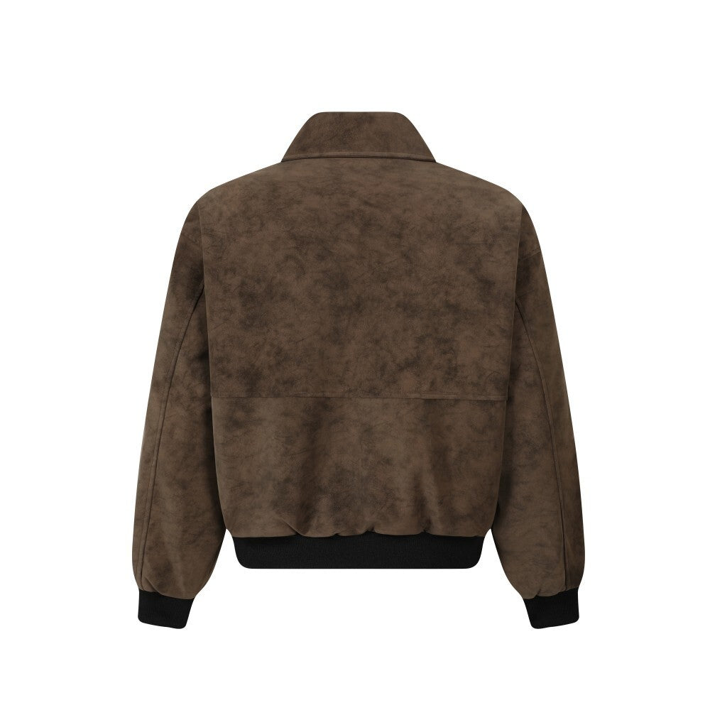 3-6-5.shop Vintage Suede Texture Jacket