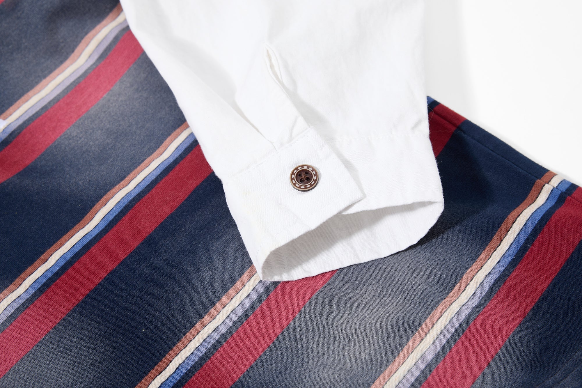 3-6-5.shop Layered Stripe Polo Long-Sleeve