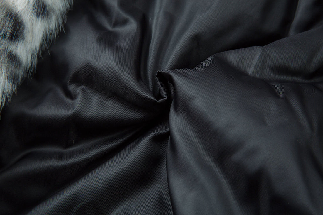3-6-5.shop Racing Patch Faux Fur Hood Jacket