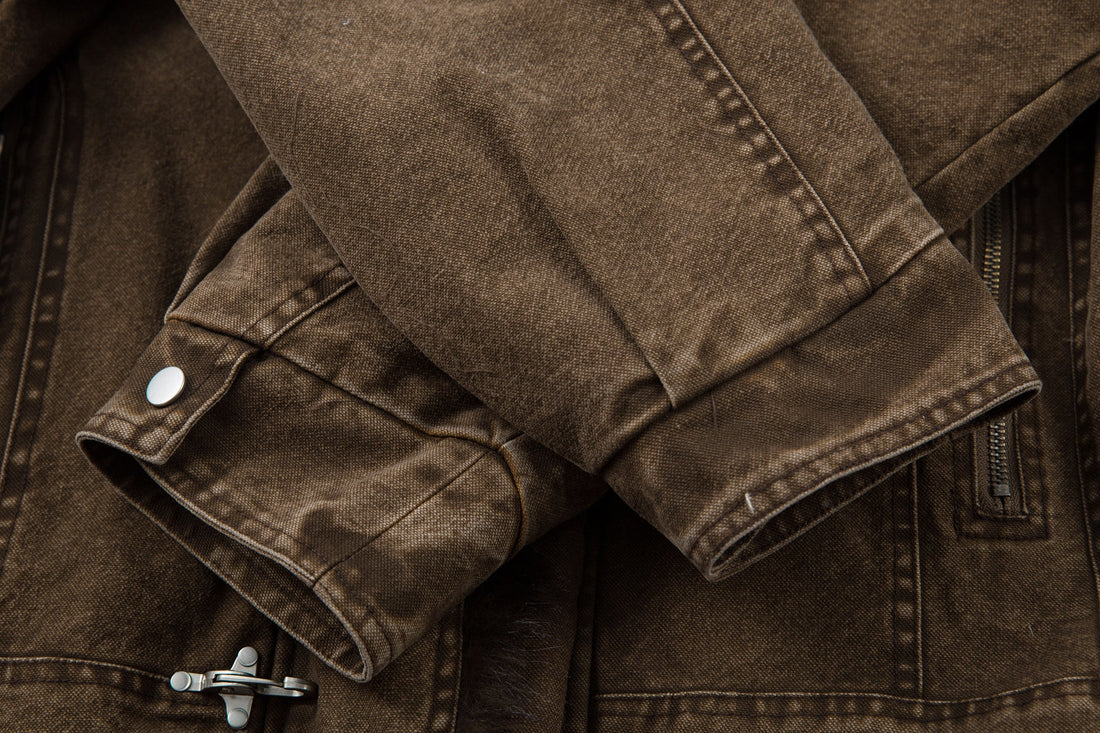 3-6-5.shop Toggle Fur-Lined Jacket