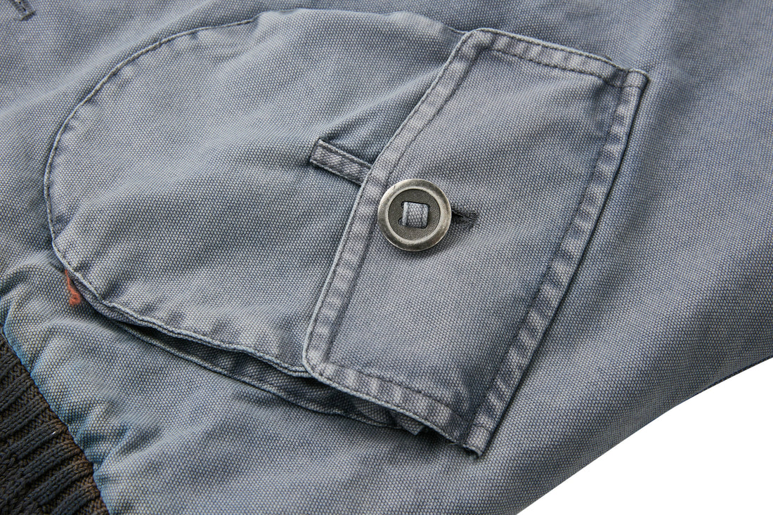 3-6-5.shop Vintage Washed Varsity Jacket