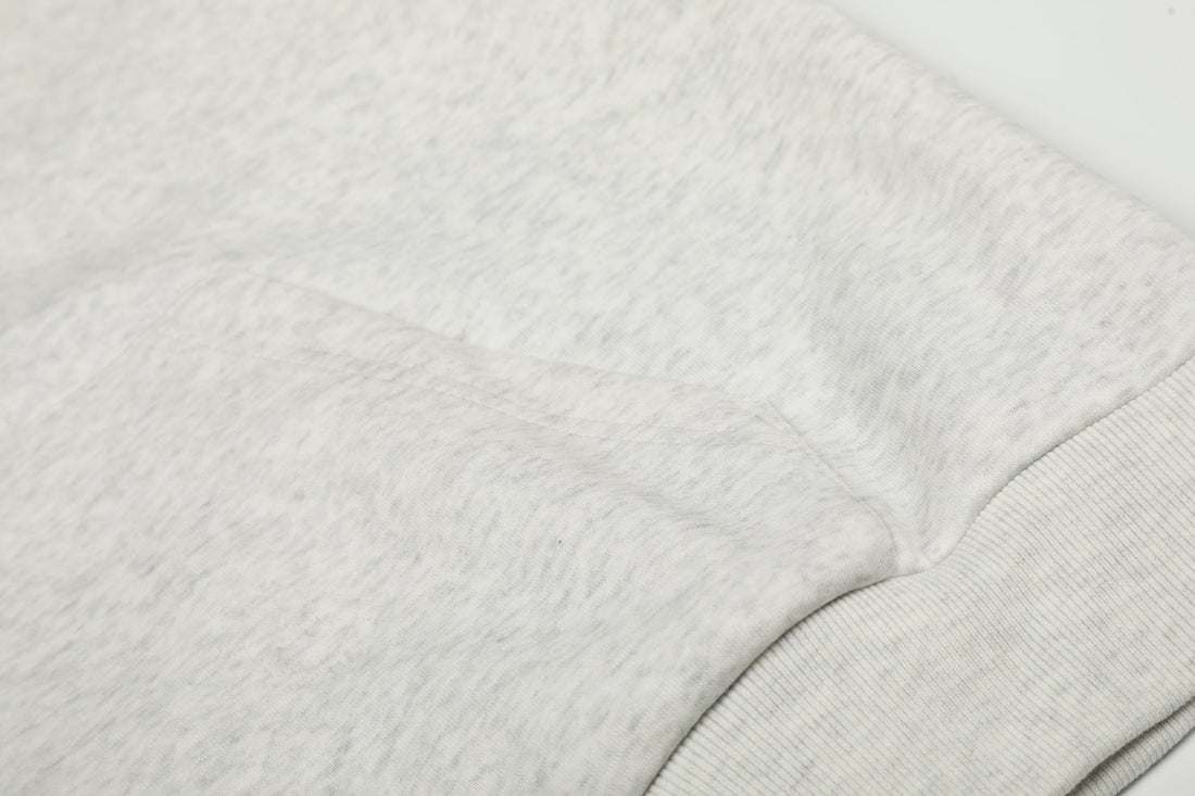 3-6-5.shop Cross Emblem Zip Hoodie