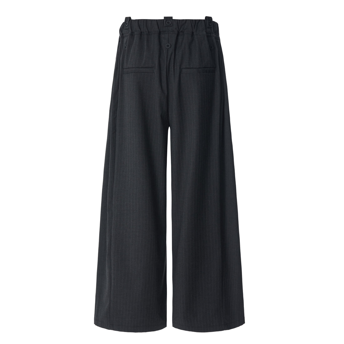 3-6-5.shop Dual-Button Pinstripe Wide-Leg Trousers