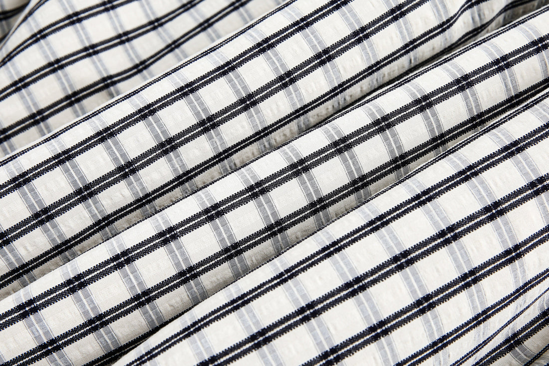 3-6-5.shop Checkered Faux-Fur Lined Jacket