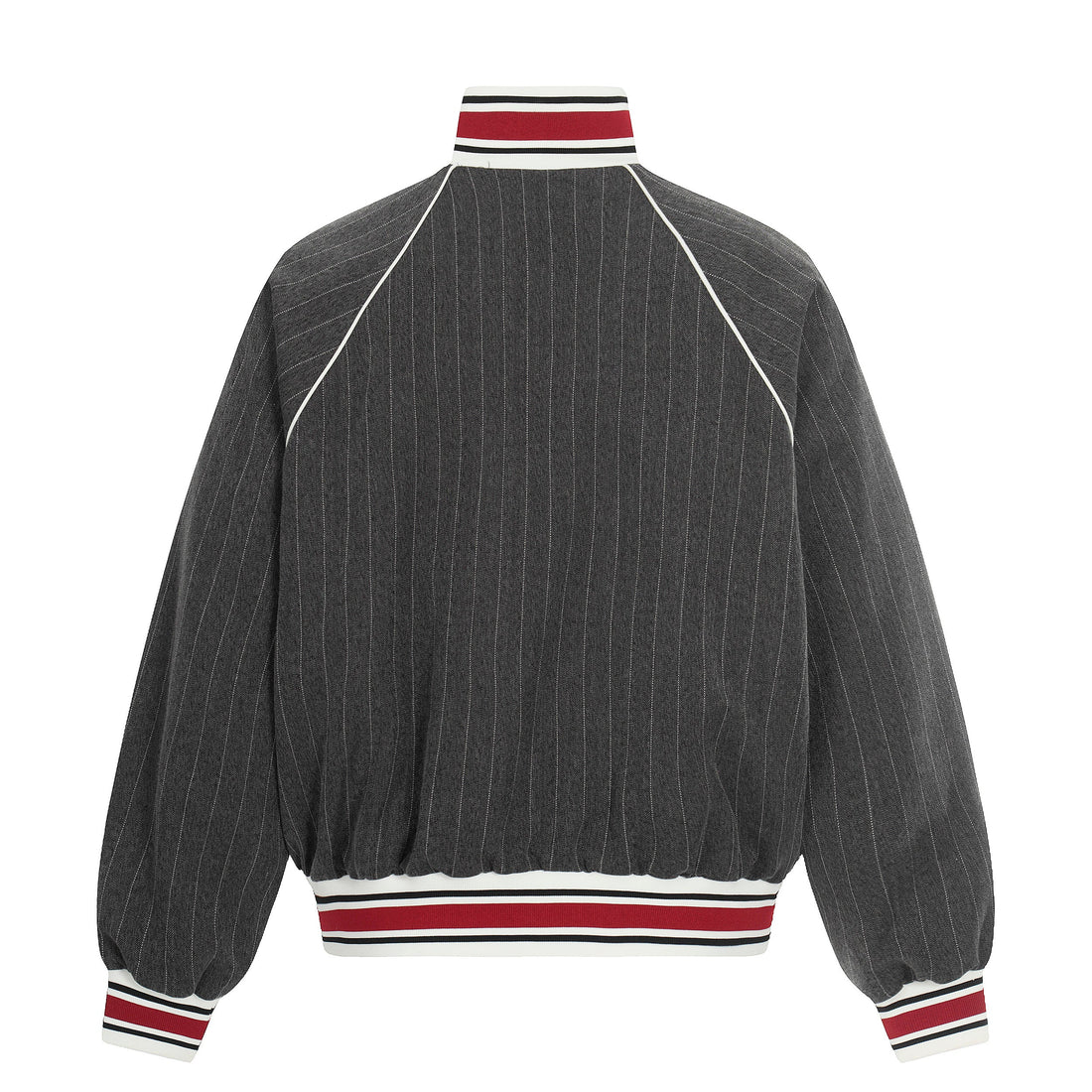 3-6-5.shop Pinstripe Track Zip Jacket