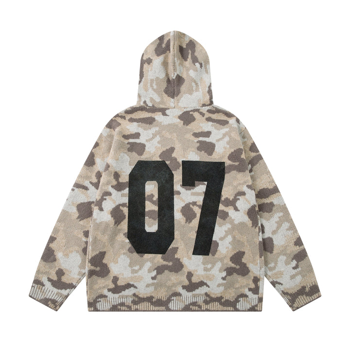 3-6-5.shop “07 Camo Knit Sweater”