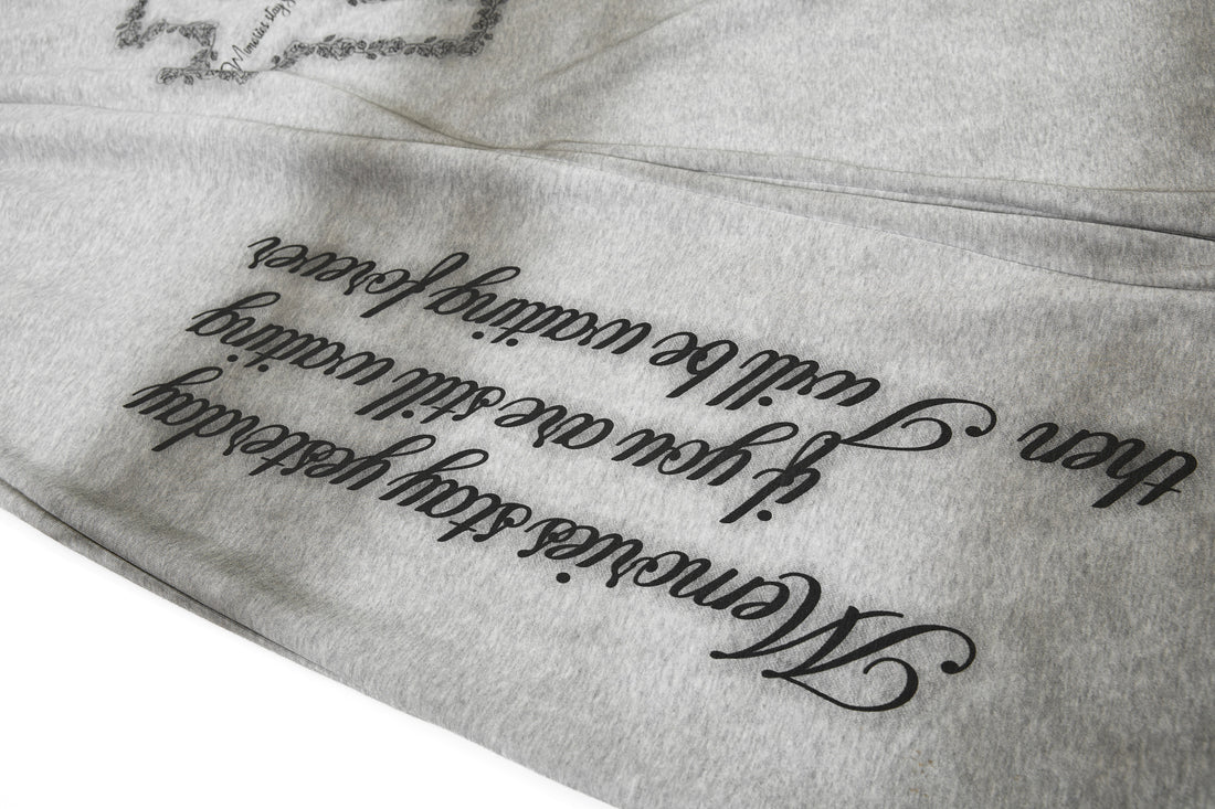 3-6-5.shop Cross Script Wide-Leg Sweatpants