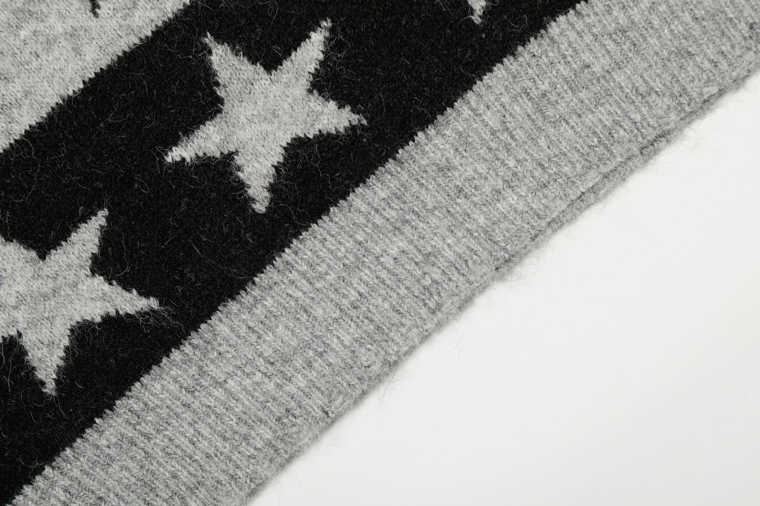 3-6-5.shop Star Stripe Knit Polo Sweater