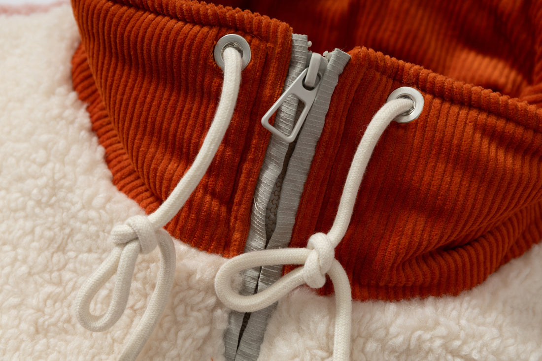 3-6-5.shop Colorblock Fleece Zip Jacket