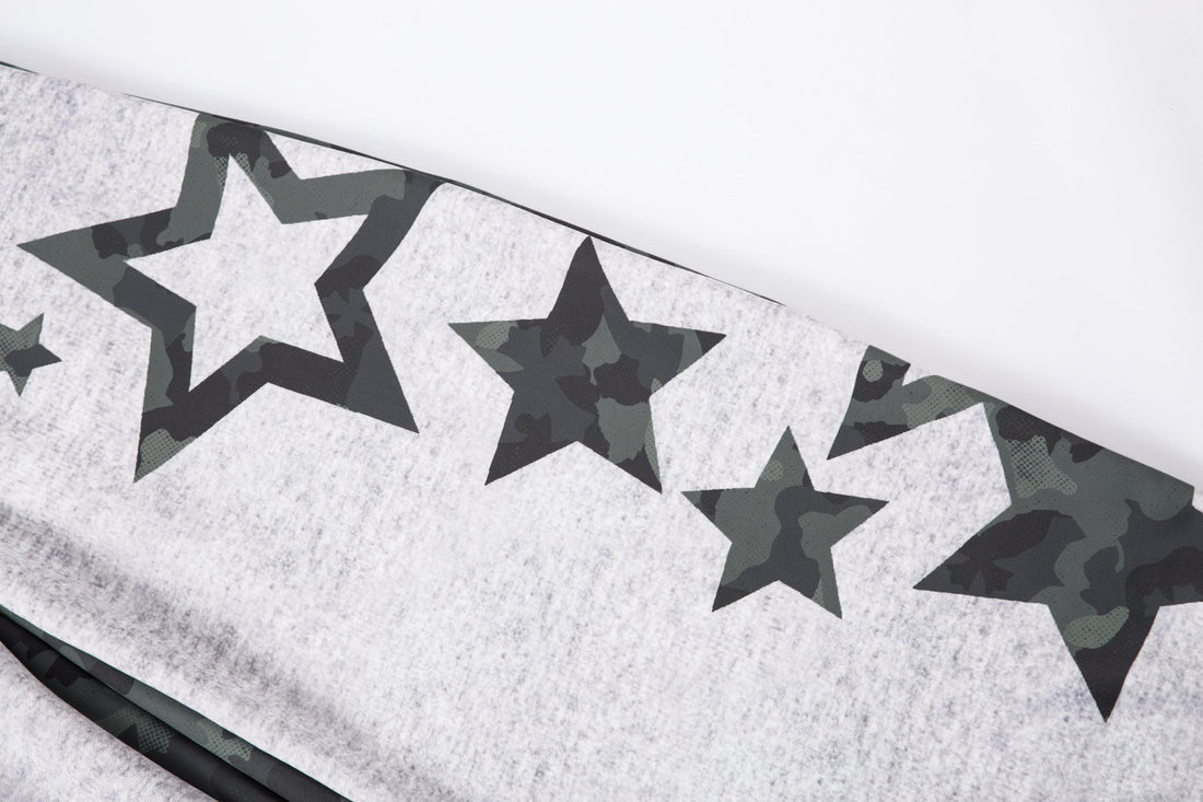 3-6-5.shop Camo Star Wide-Leg Sweatpants