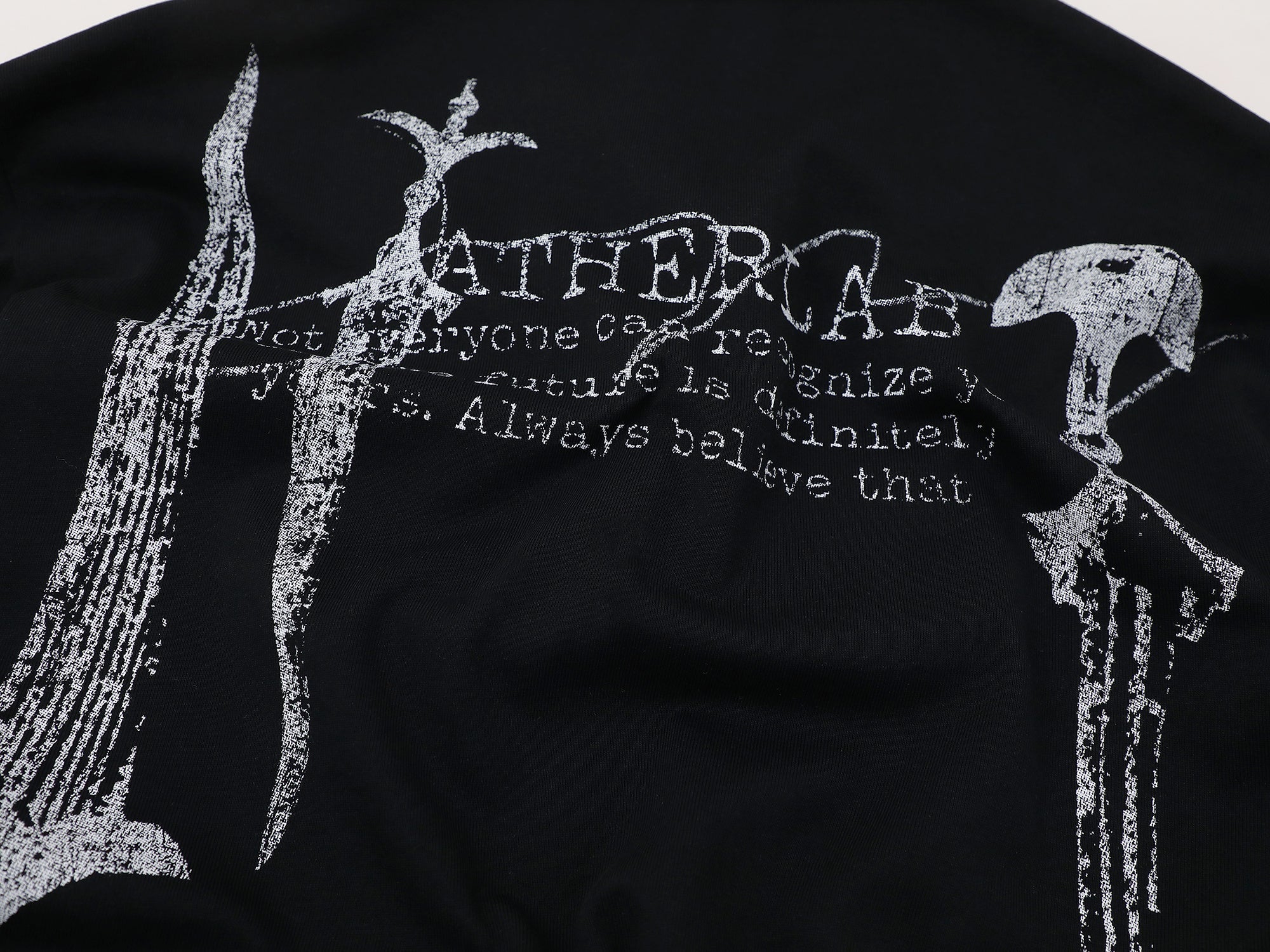 3-6-5.shop Layered Graphic Long Sleeve Polo