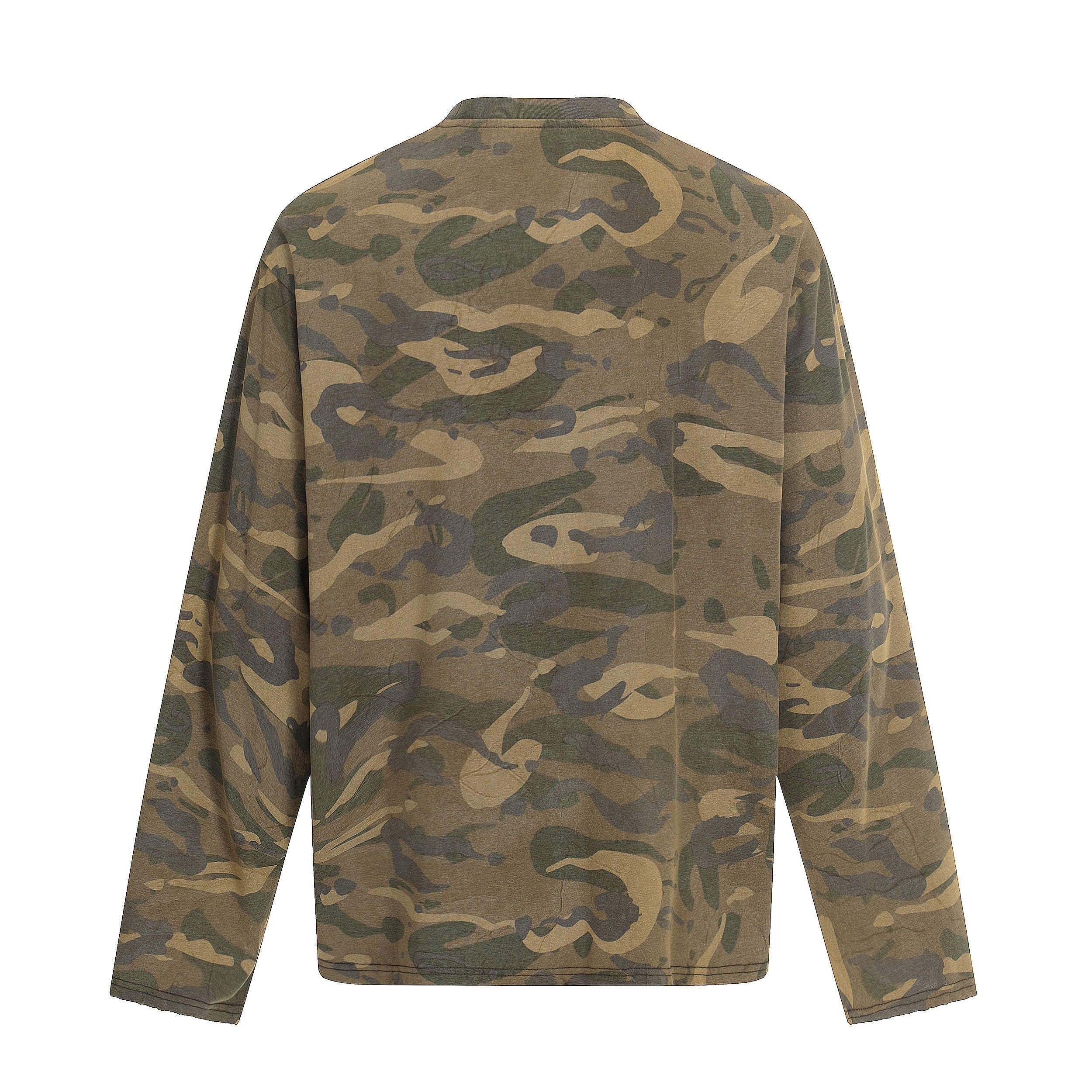 3-6-5.shop Camo Graphic Long Sleeve Tee