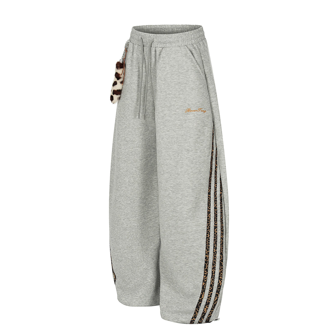 3-6-5.shop Leopard Stripe Loose Sweatpants