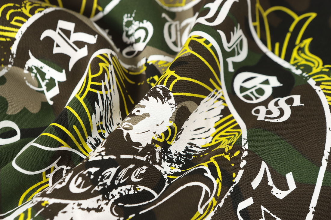 3-6-5.shop Camo Angel Graphic Zip Hoodie