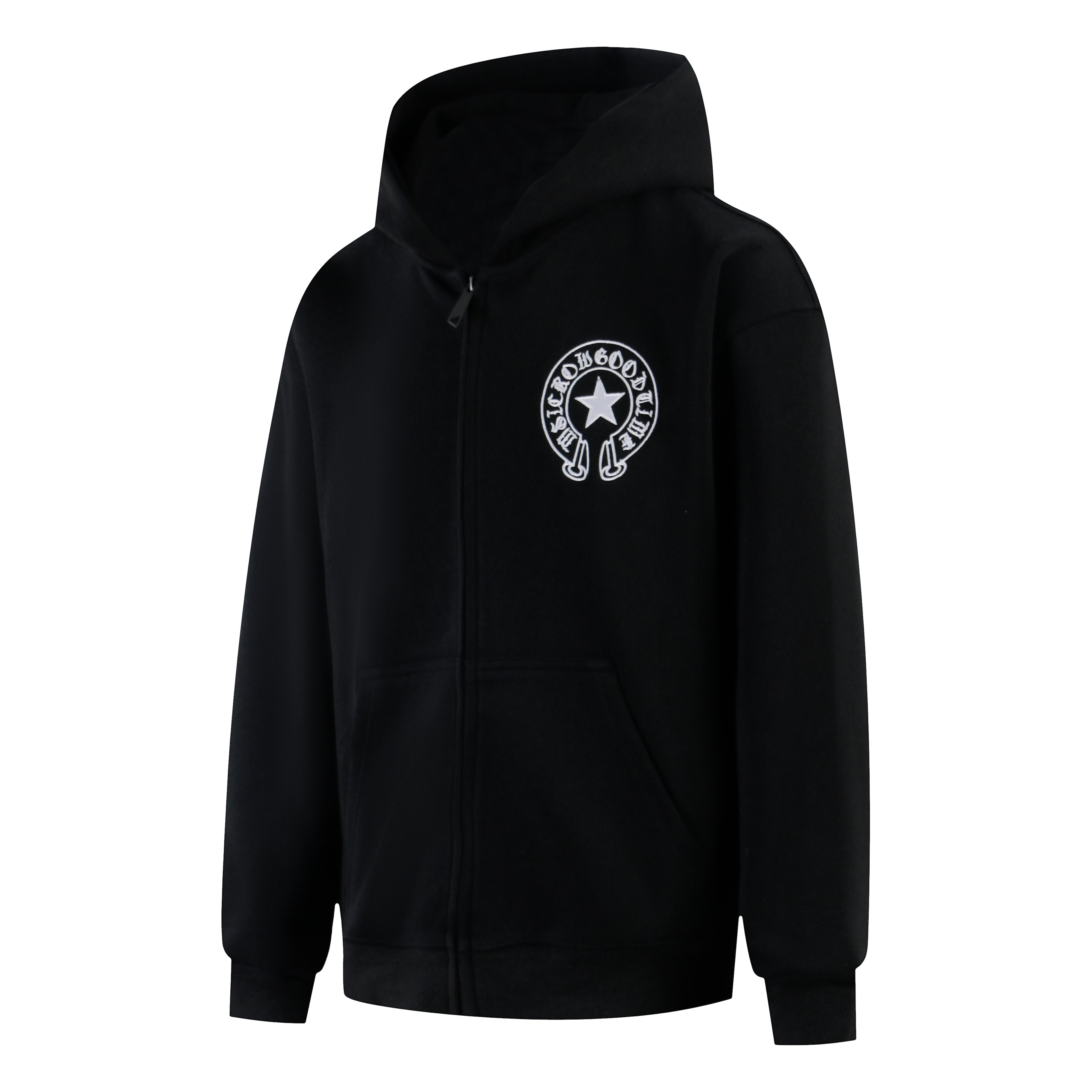3-6-5.shop Camo Flag Zip-Up Hoodie