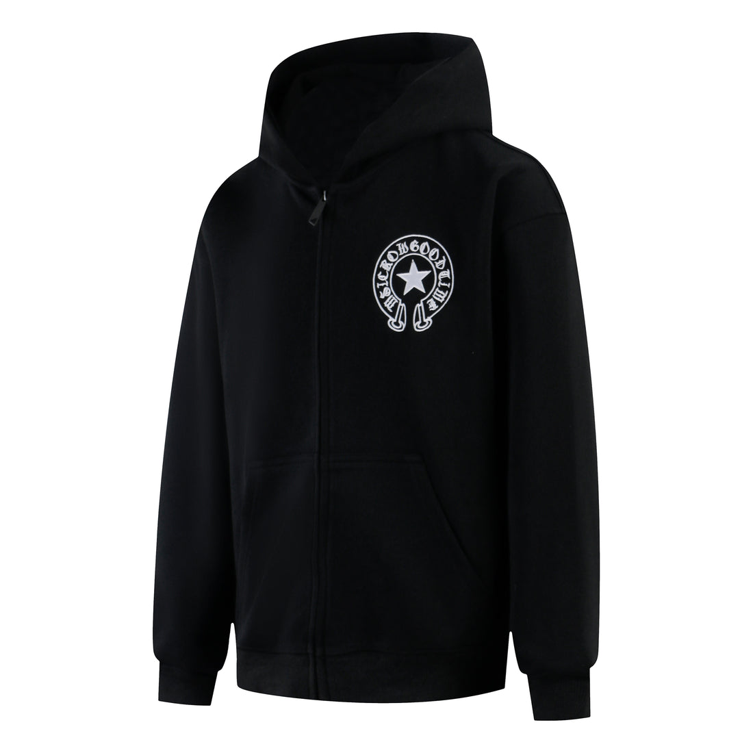 3-6-5.shop Camo Flag Zip-Up Hoodie