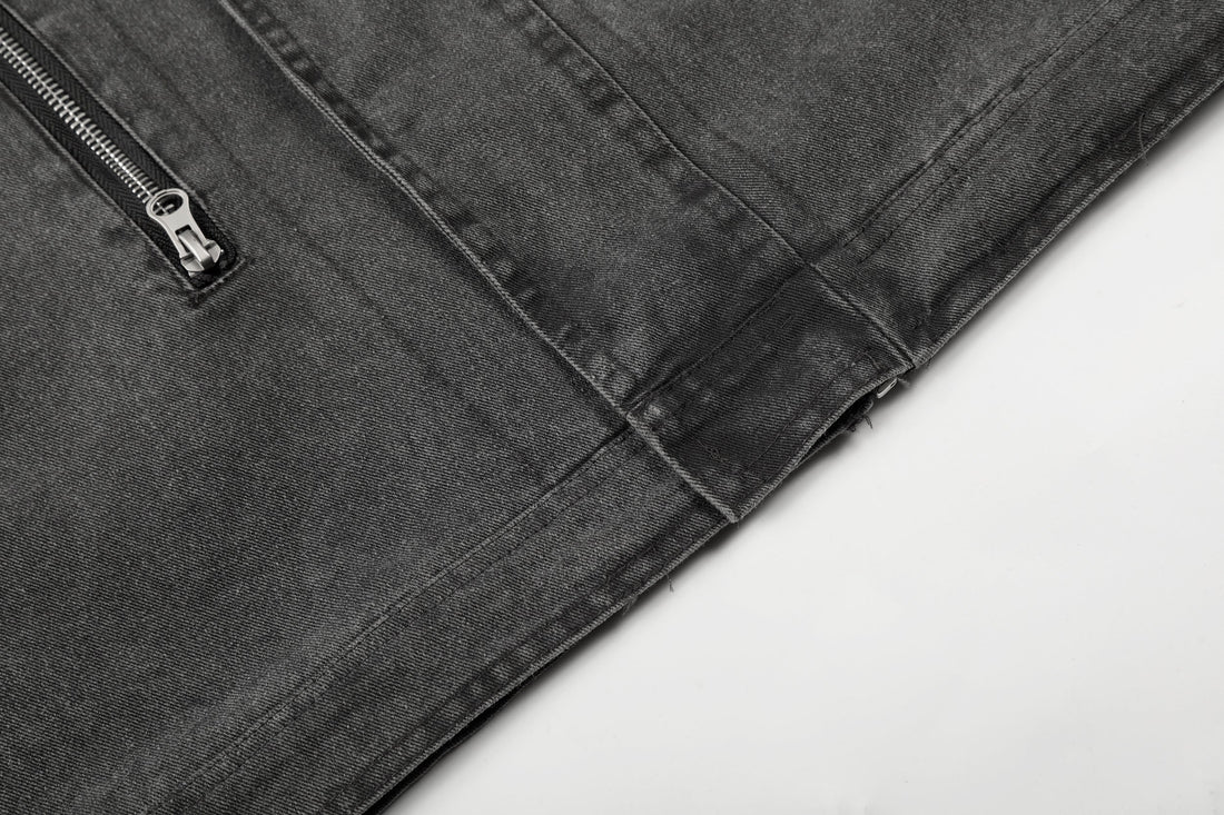 3-6-5.shop Vintage Cross Detail Jacket