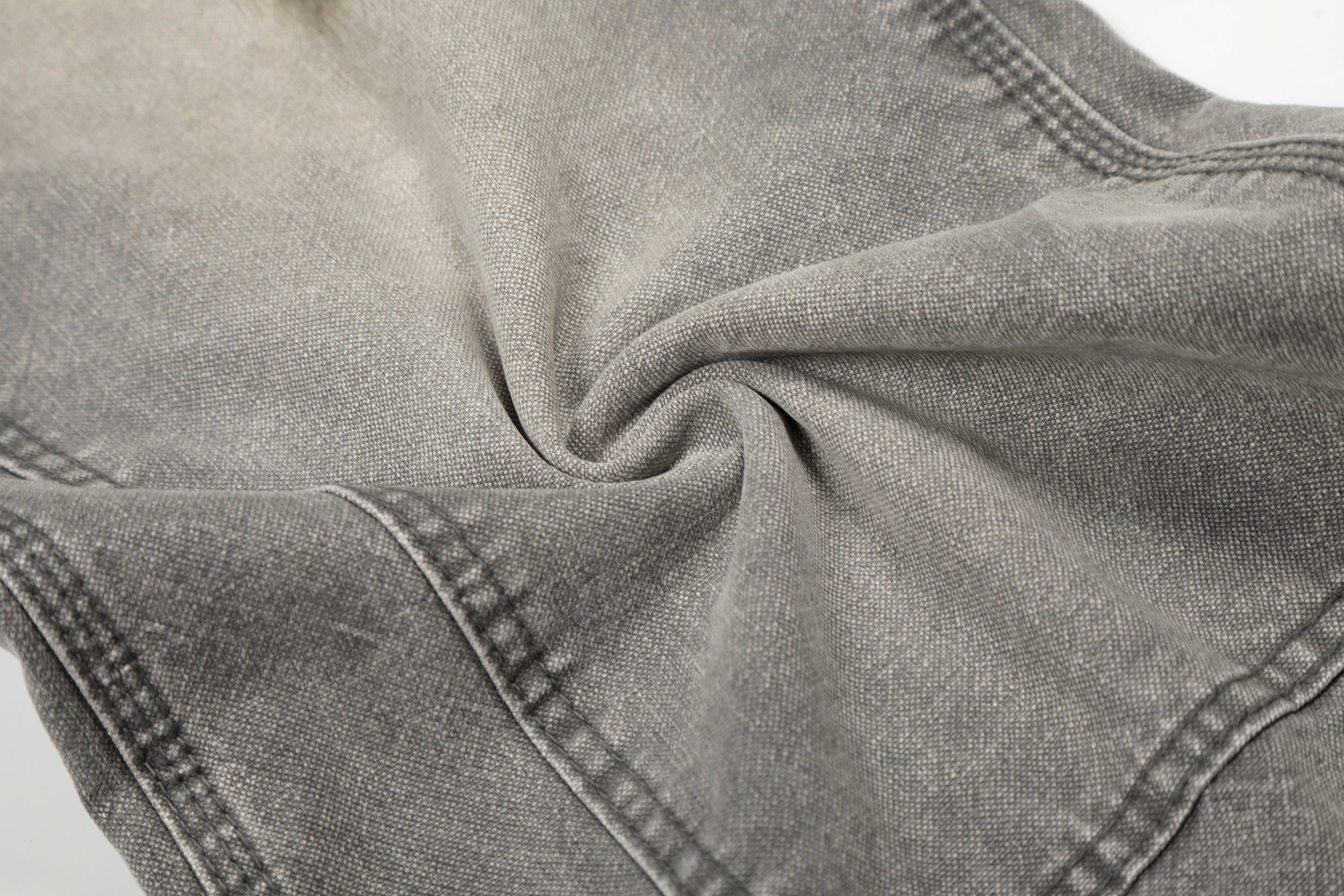 3-6-5.shop Washed Utility Distressed Denim Jeans