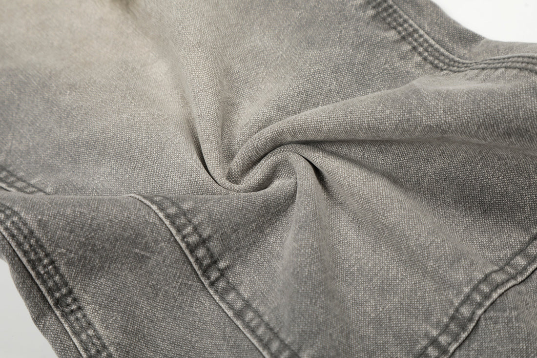 3-6-5.shop Washed Utility Distressed Denim Jeans