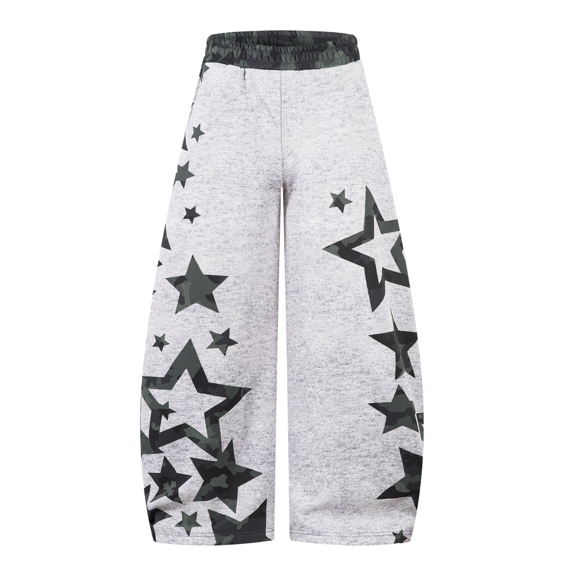 3-6-5.shop Camo Star Wide-Leg Sweatpants