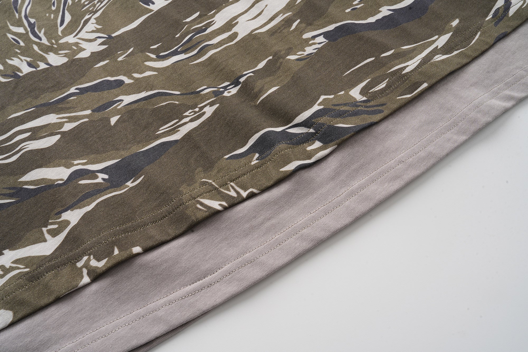 3-6-5.shop Camo Layered Long Sleeve Tee*
