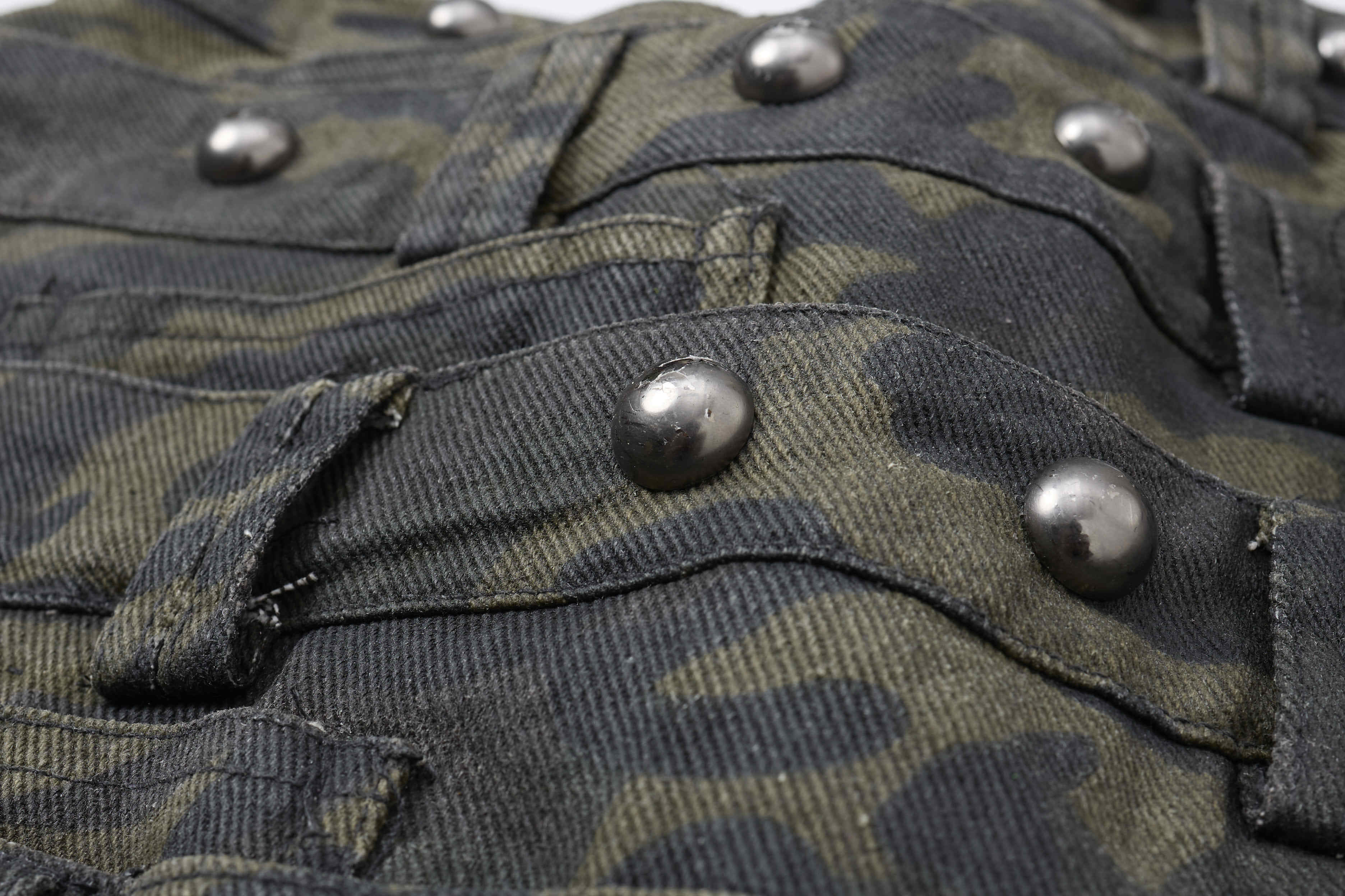 3-6-5.shop Camo Wide-Leg Cargo Pants