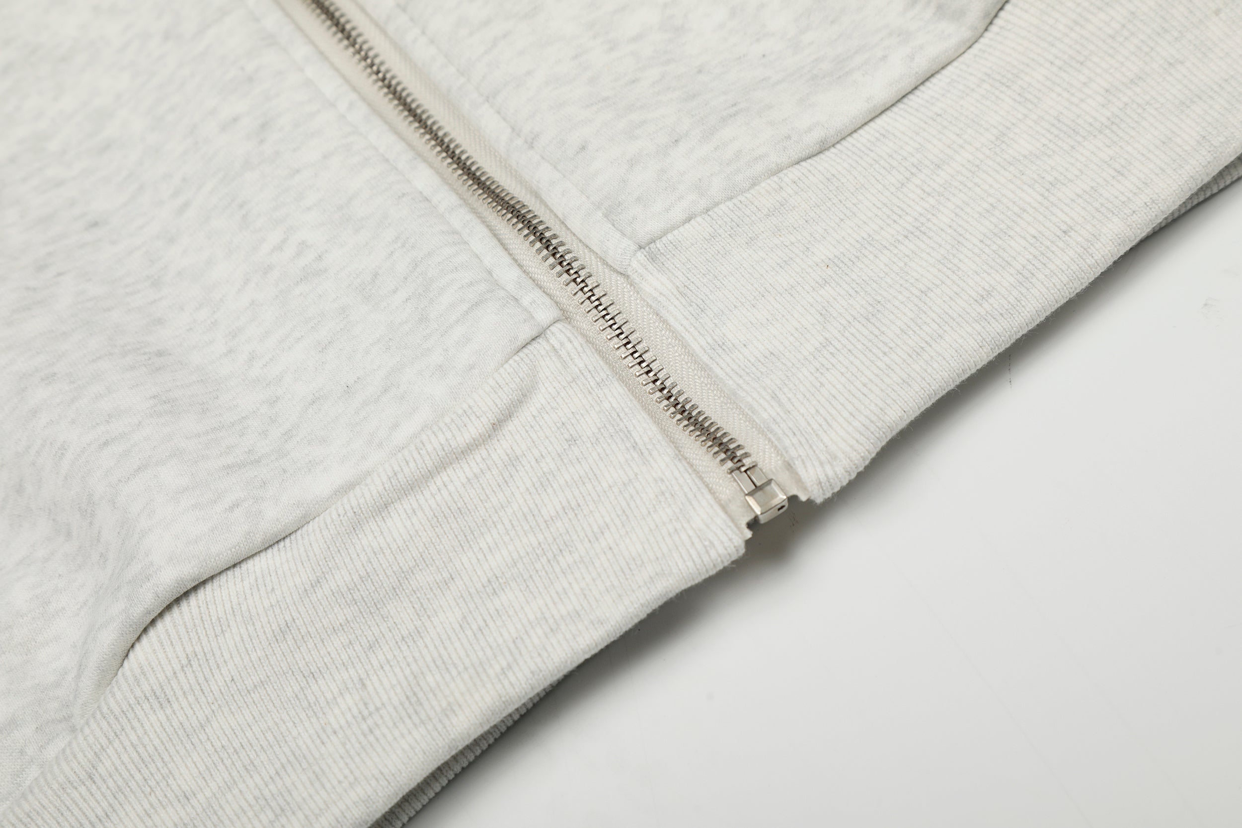 3-6-5.shop Cross Emblem Zip Hoodie