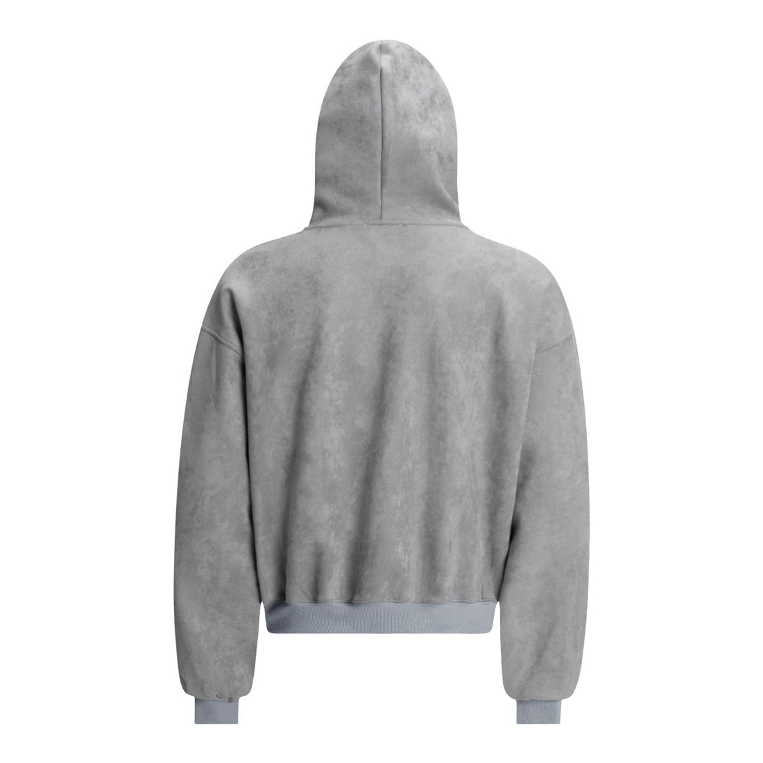 3-6-5.shop Gothic Embroidered Suede Zip Hoodie