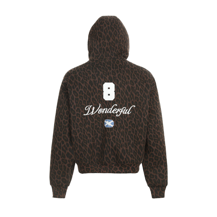 3-6-5.shop Leopard Crest Zip Hoodie