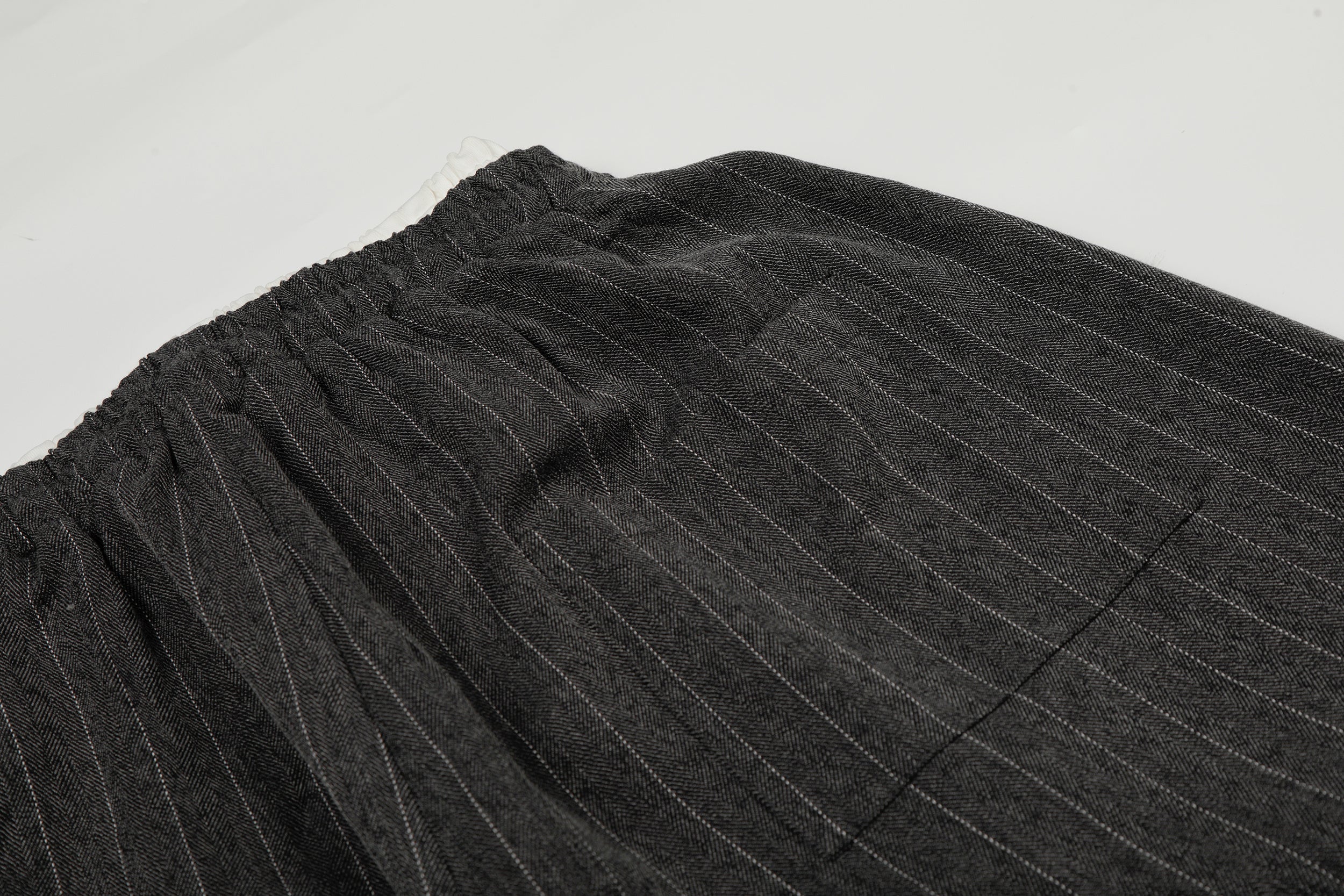 3-6-5.shop Pinstripe Wide-Leg Track Pants