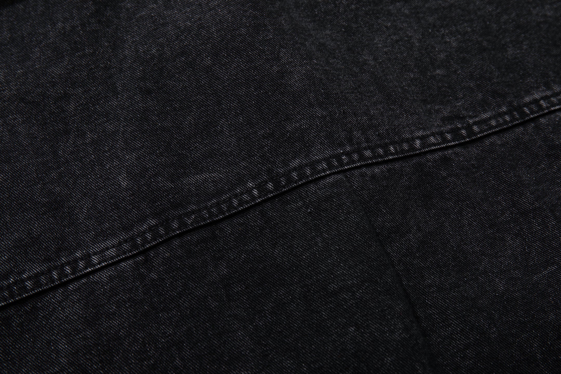 3-6-5.shop Toggle-Front Washed Denim Hoodie