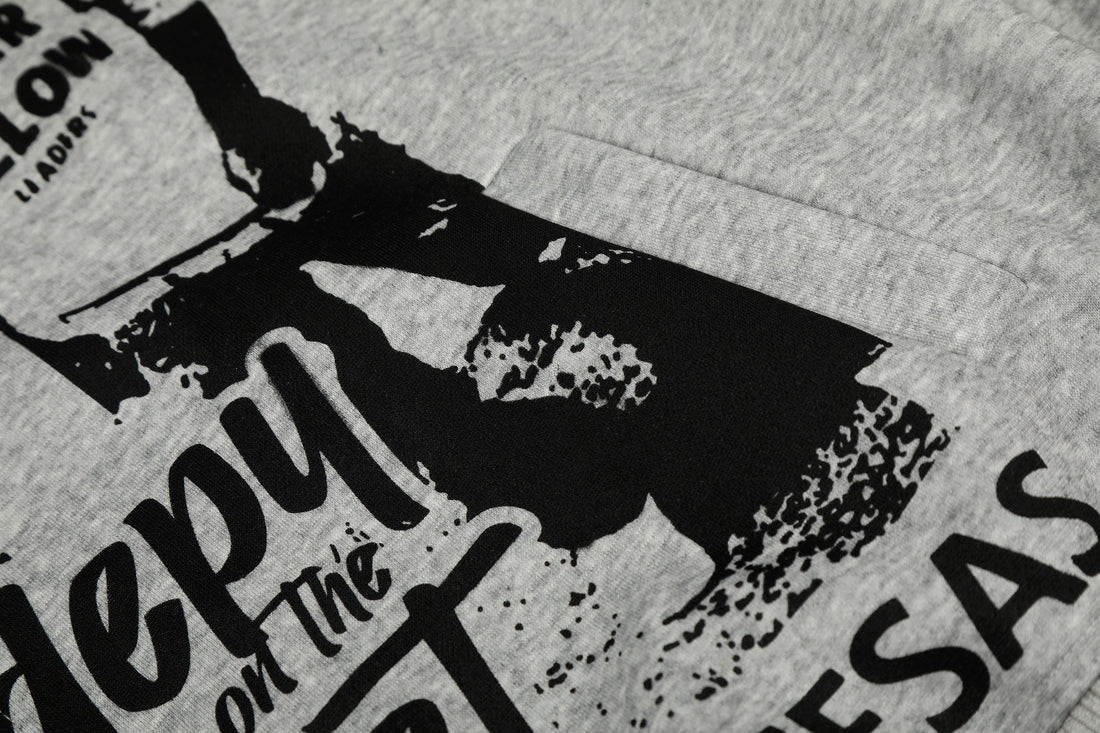3-6-5.shop Street Manifesto Graphic Zip Hoodie