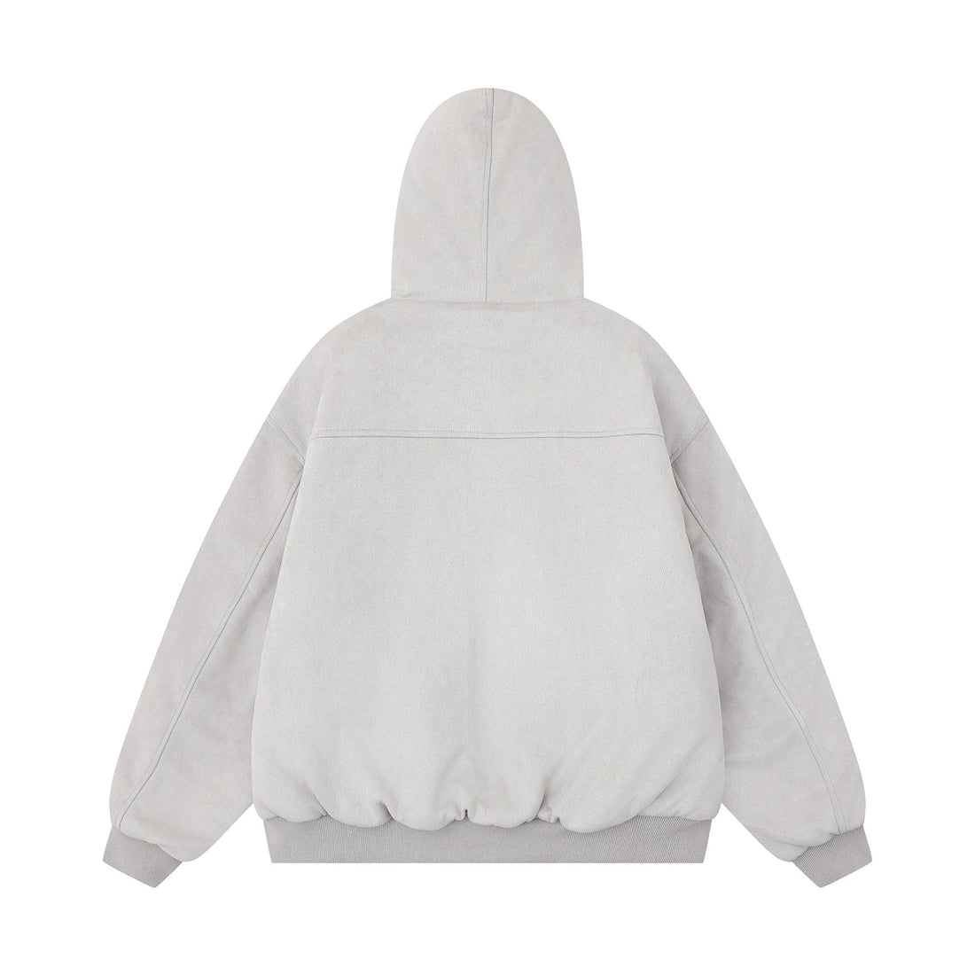 3-6-5.shop Flag Graphic Fur Hoodie Jacket