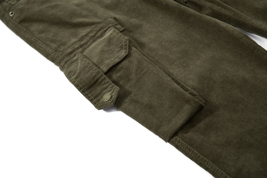 3-6-5.shop Washed Utility Flared Pants
