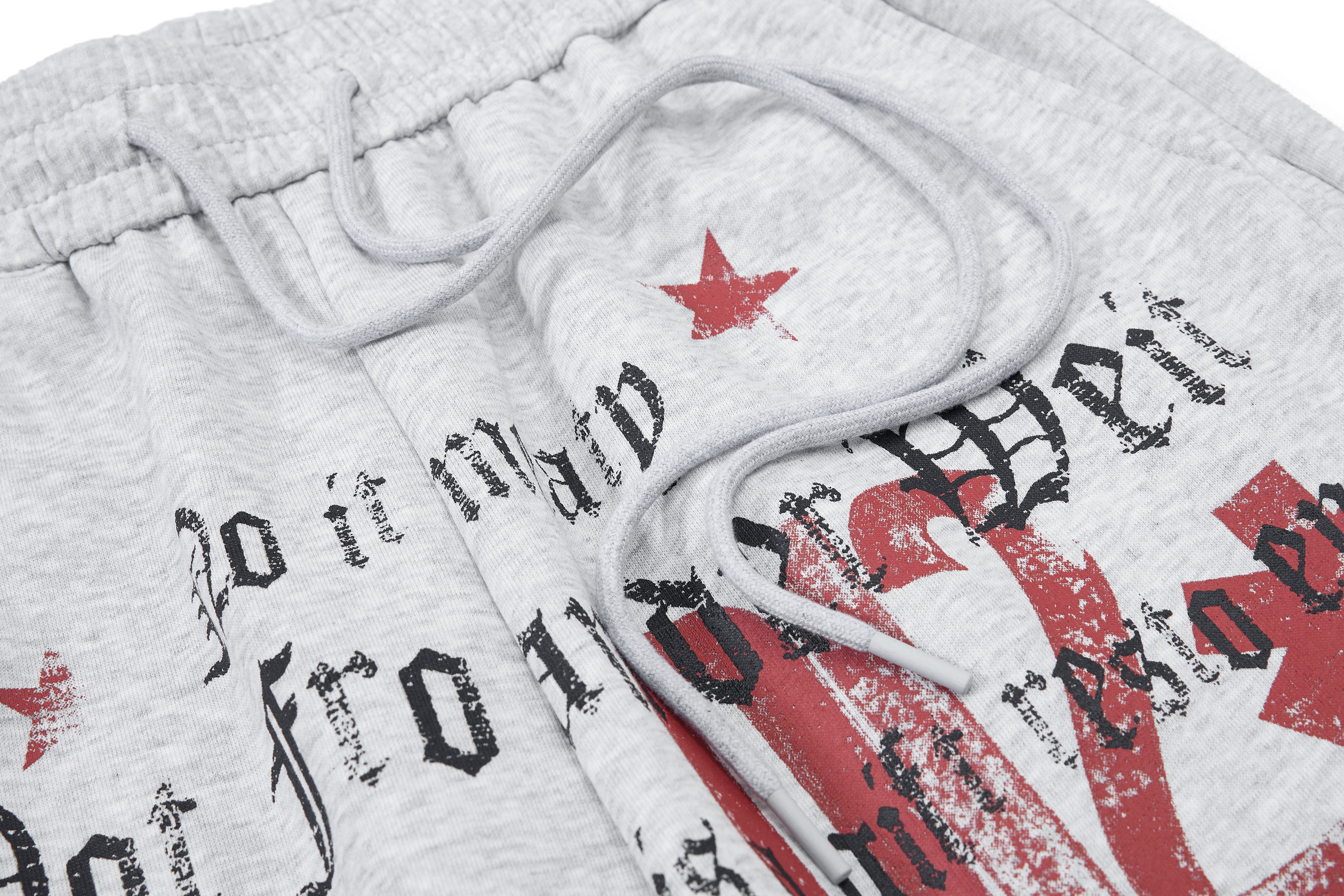 3-6-5.shop Vintage Star Wide-Leg Sweatpants
