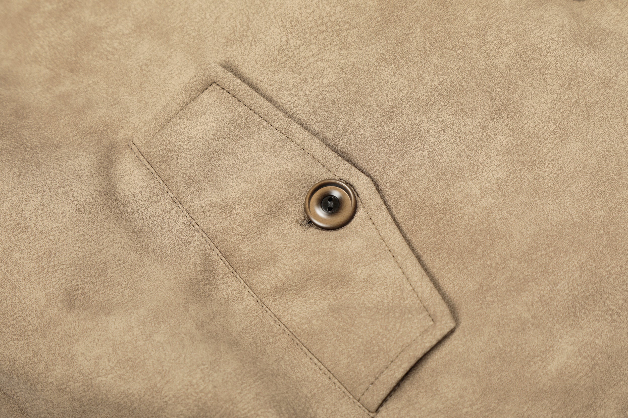 3-6-5.shop Faux Shearling Collar PU Jacket